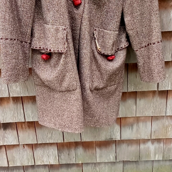 Soft Surroundings tan and brown coat - Picture 1 of 7